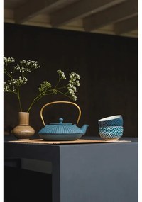 Teiera in ghisa blu 1,1 l Linhai - Bredemeijer