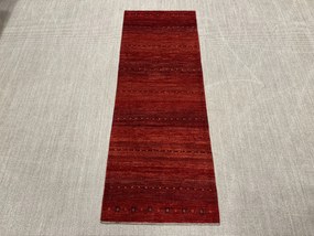 Loribaft Tappeto persiano 80x230 Rosso (Iran) Annodato A Mano