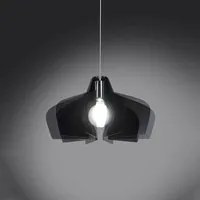 Sospensione Moderna Bellatrix 1 Luce In Metacrilato Fume' Space Collection