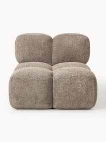 Modulo centrale in teddy-bouclé Tayla