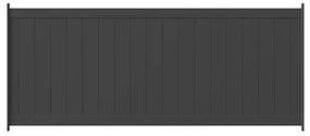Pannello di recinzione in alluminio grigio GARDENGATE Panello Matisse L 200 x H 98.6 cm, spessore 50 mm