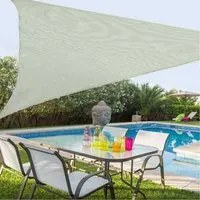 Vela Telo ParaSole 3,6 x 3,6 mt Tenda Triangolare Ombreggiante Giardino Grigio