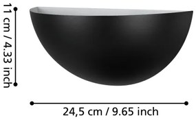 Eglo 900343 - Applique TANURA 1xE27/25W/230V