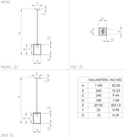 Eglo 99795 - Lampadario su corda LIBERTAD 1xE27/40W/230V