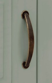 Mobile TV verde chiaro in legno di pino 160x50 cm Selma - Støraa