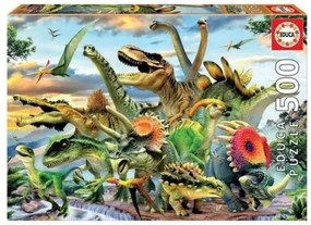 Puzzle Educa Dinosauri 500 Pezzi