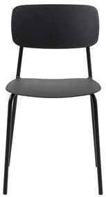 Sedie da pranzo in set nere 2 pz Kirkland – Unique Furniture