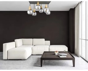 Lampadario a plafone SOMA 6xE27/60W/230V nero/oro/limpido