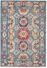 Kazak Tappeto 130x180 (Afghanistan) Annodato A Mano