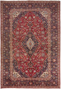 Kashan Tappeto 200 x 290 Rosso (Iran) Annodato A Mano
