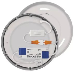 Plafoniera LED LED/12,5W/230V 3000/3500/4000K diametro 17 cm cromo