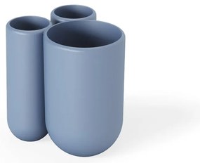 Portaspazzolini blu in plastica Touch - Umbra