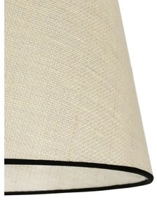 Duolla - Lampadario a sospensione con filo YUTE 1xE27/15W/230V diametro 38 cm grigio/nero