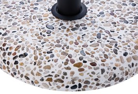 Base in cemento per ombrellone con effetto pietra ⌀ 47 cm CEVO Beliani