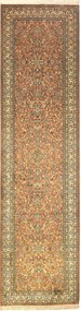 Cashmere Silk Tappeto orientale 300 x 80 Rosso (Indian) Annodato A Mano