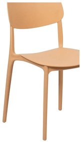 Sedia da esterno color pesca in plastica Hébé – Bonami Essentials