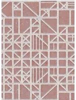 Arte International Carta da parati Window - Rosa