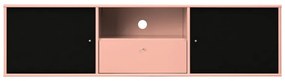 Mobile TV nero e rosa 161x42x45 cm Mistral – Hammel Furniture