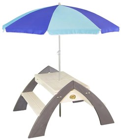 Tavolo Da Picnic Per Bambini Delta Grigio E Bianco A031.023.00 /