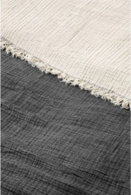 Copriletto in mussola grigio scuro per letto matrimoniale 230x250 cm - Mijolnir