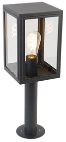 Lampada da esterno a palo grigia 50 cm IP44 - Sutton
