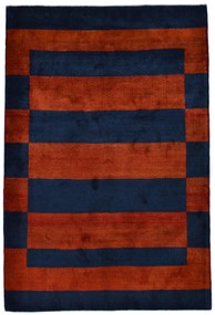 Loribaft Tappeto persiano 170 x 240 Blu (Iran) Annodato A Mano