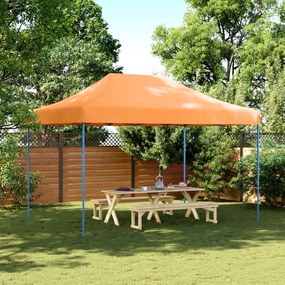 Tenda Da Festa Pieghevole Pop-up Arancione 410x279x315 Cm /