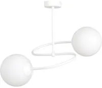 Lampada a Soffitto Selbi, Bianco, Acciaio, 44x42x44 cm, EPIKASA