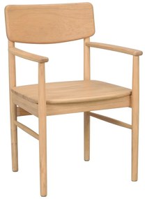 Set di sedie da pranzo color naturale in rovere 2 pz Maidstone - Rowico