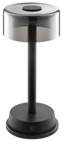 Brilliant - Lampada da tavolo LED RAZOR ricaricabile con dimmer e controllo touch LED/2,5W/5V 2700K IP44 nero