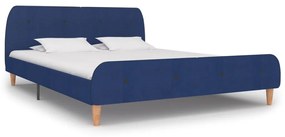 Giroletto Senza Materasso Blu 180x200 Cm İn Tessuto /