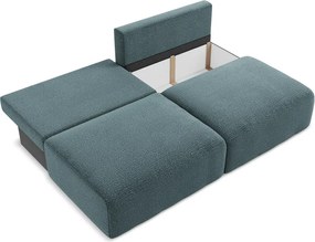 Divano turchese allungabile/con contenitore 216 cm Kalena – Makamii