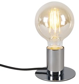Lampada da tavolo moderna cromata - Facil