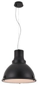 Lampadario a sospensione INDUSTRY su cavo 1xE27/60W/230V nero