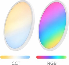 Aigostar - Plafoniera LED RGBW dimmerabile 36W 230V 3000-6500K bianco+DO