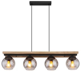 Globo 15569-4HW - Lampadario a sospensione con filo CONNI 4xE27/25W/230V