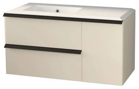 Mobile sottolavabo e lavabo Rodi cotone L 105 x H 57 x P 46 cm 1 vasca