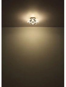 Globo 67386-24A - Lampada LED da soffitto MELISAND 24W/230V Ø26 cm nera