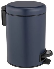 WENKO 25153100 - Cestino per rifiuti LEMAN 17x25 cm blu/nero