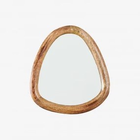 Specchio da parete Gabael in legno di mango B - Sklum