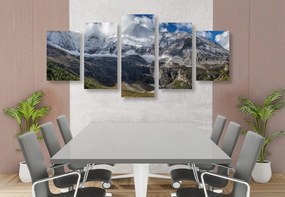 Quadri 5 pezzi – Maestoso paesaggio montano