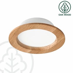 Lampada LED da incasso WOODY SPOT LED/12,5W/230V 3000K quercia ø 16 cm