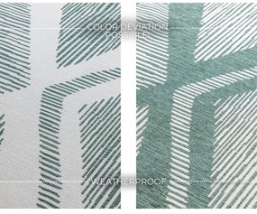Tappeto per esterni verde crema 200x290 cm Gemini - Elle Decoration