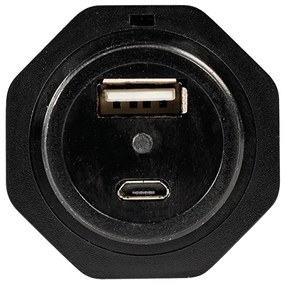 Lampada LED Portatile 3W IP65 Funzione Power bank Batteria da 2.5Ah Colore Bianco Freddo 5.000K