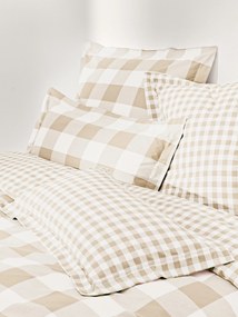 Copripiumino in cotone a quadri Nels