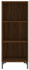 Credenza rovere marrone 34,5x32,5x90 cm in legno multistrato