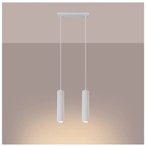 Lampadario bianco Gleam – Sollux