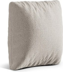 Cuscino per divano beige con rivestimento in bouclé Kemi – Cosmopolitan Design