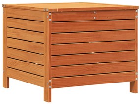 Poggiapiedi giardino marrone cera 62x63,5x53,5 cm massello pino