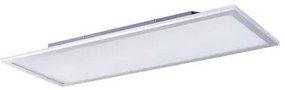 Livel LED Plafoniera 4.000K 80x30 White/Silver - Lindby